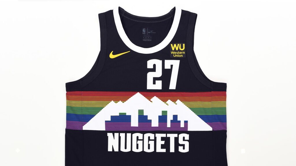nuggets rainbow city jersey